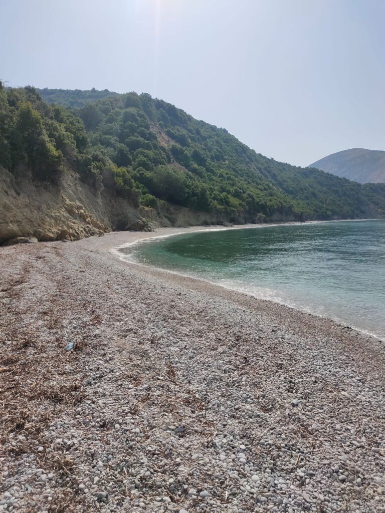 A secret beach in Albania