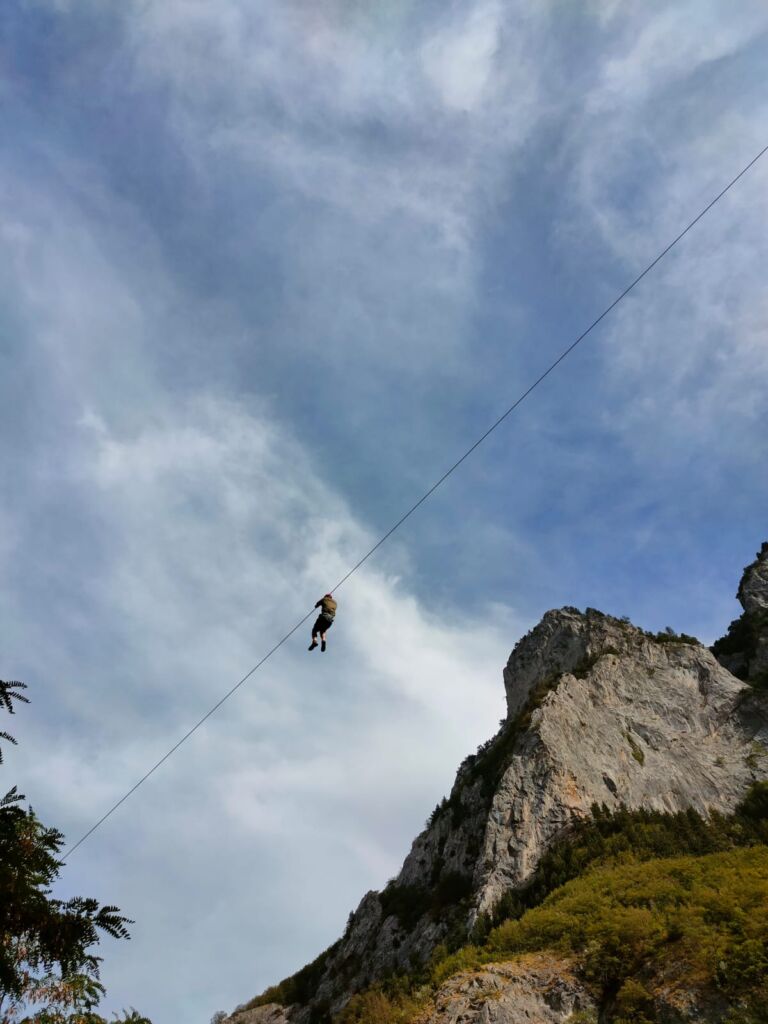 Sling in Rugova Canyon