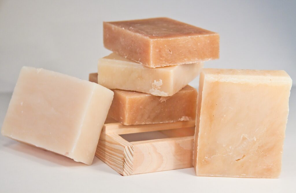 Blocks of soap 
