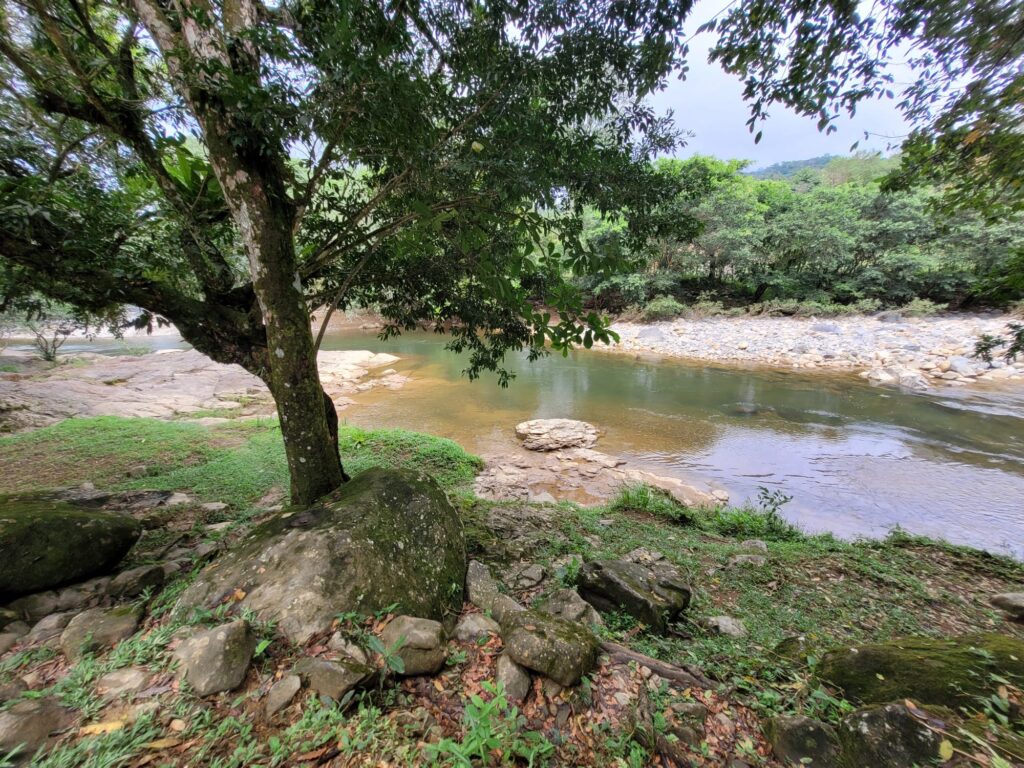 riverbank of Las Lajas in Santa Fe