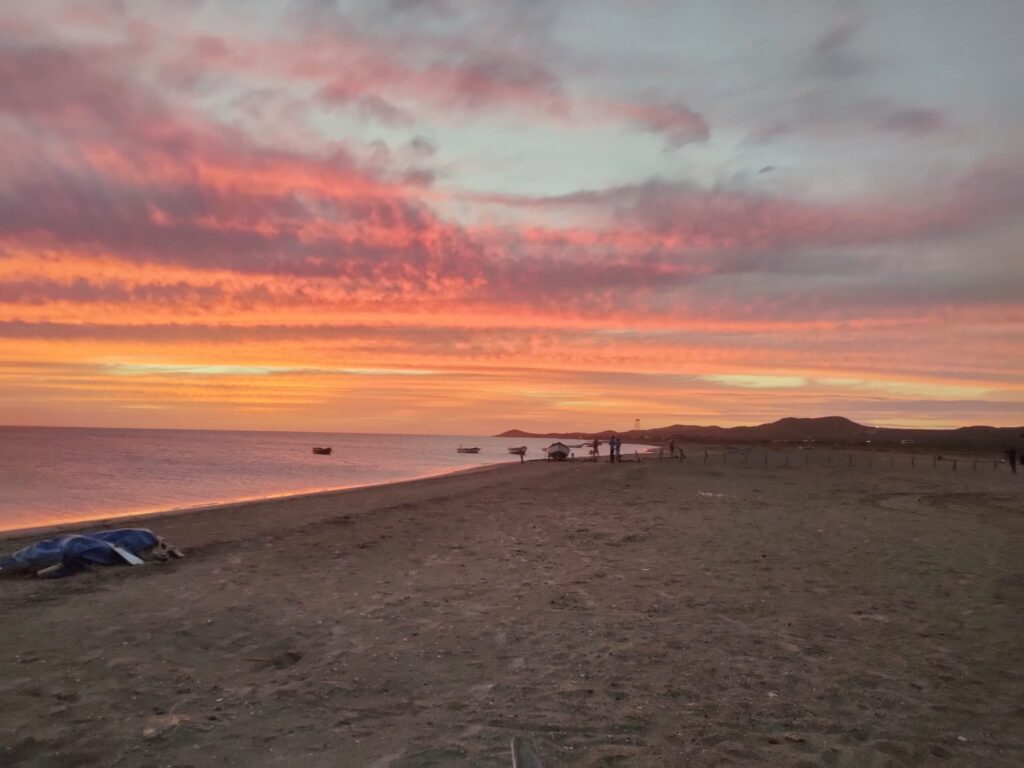 Sunset in Cabo de la Vela 