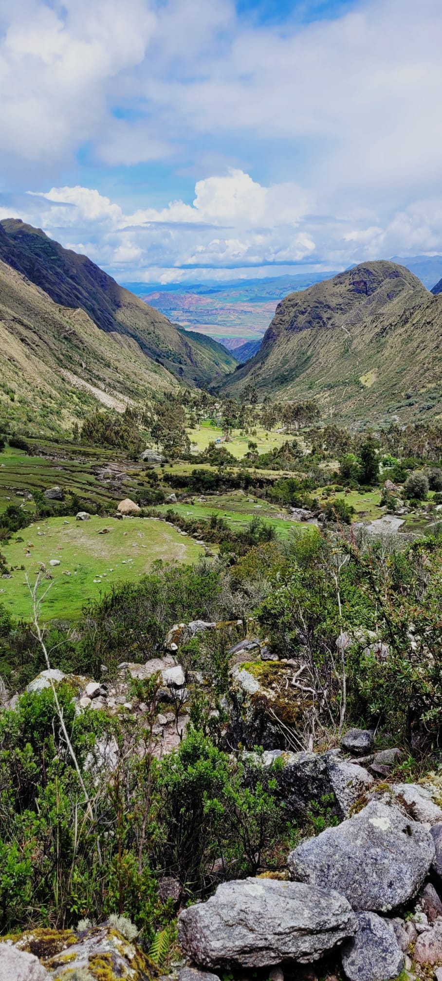 A marvellous view of the Pumahuanca valley and the sacred valley 